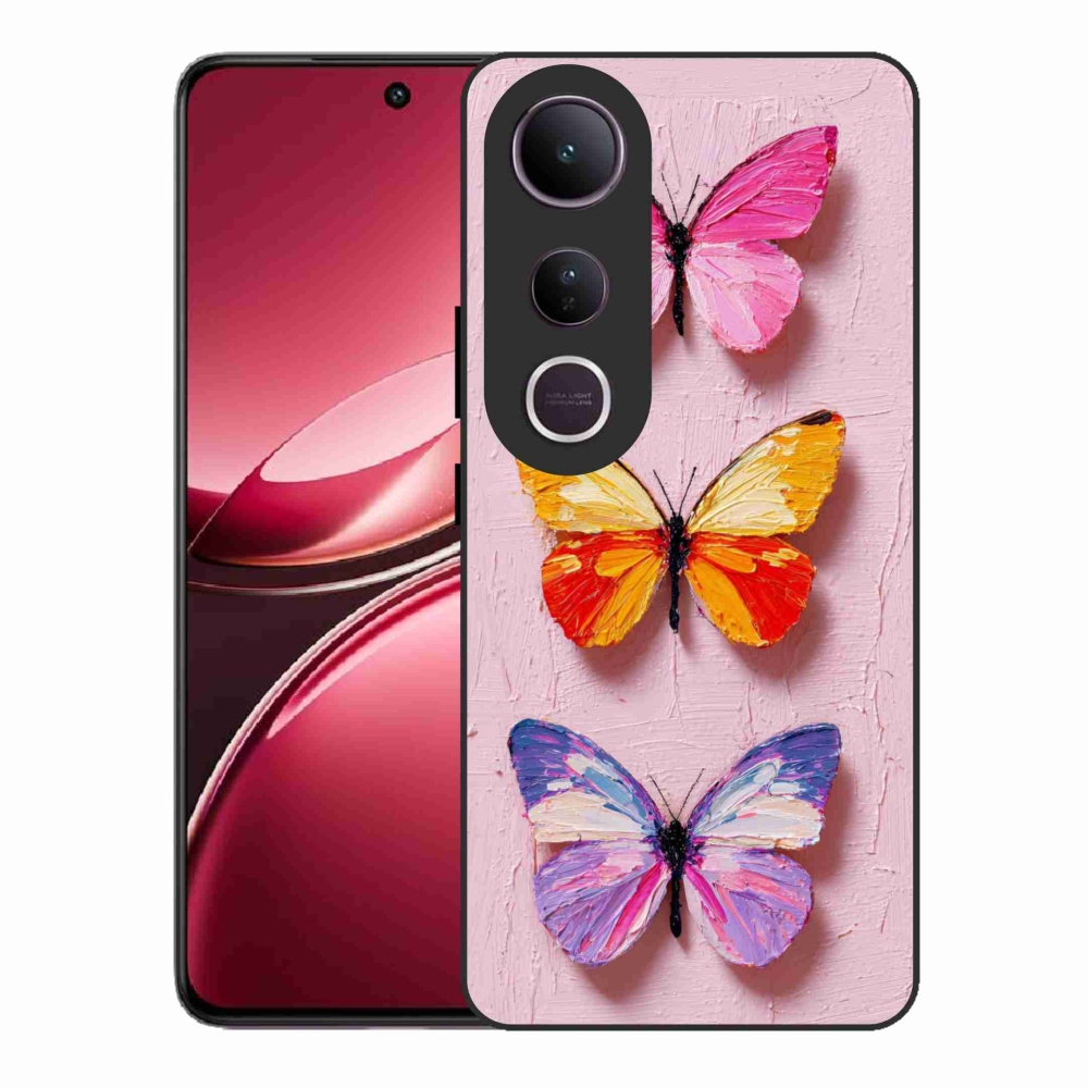 Gél borítás mmCase a Vivo V50 Lite 4G/5G-hez - pillangó trió