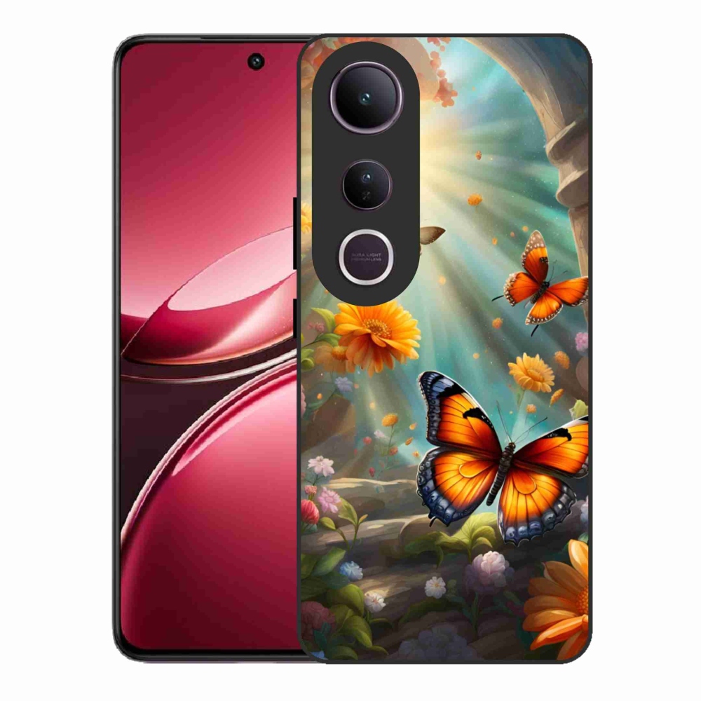 Gél borítás mmCase a Vivo V50 Lite 4G/5G készülékhez - pillangókert 2