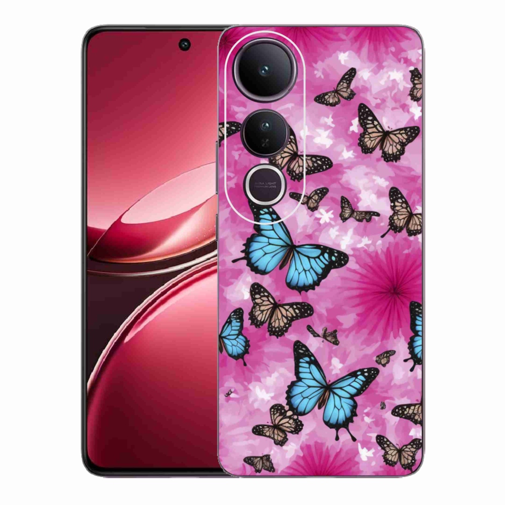 Gél borítás mmCase a Vivo V50 Lite 4G/5G készülékhez - pillangó kert