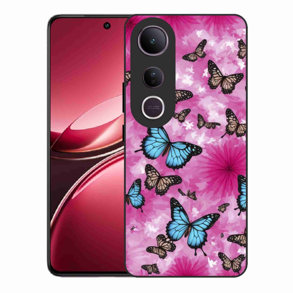 Gél borítás mmCase a Vivo V50 Lite 4G/5G készülékhez - pillangó kert