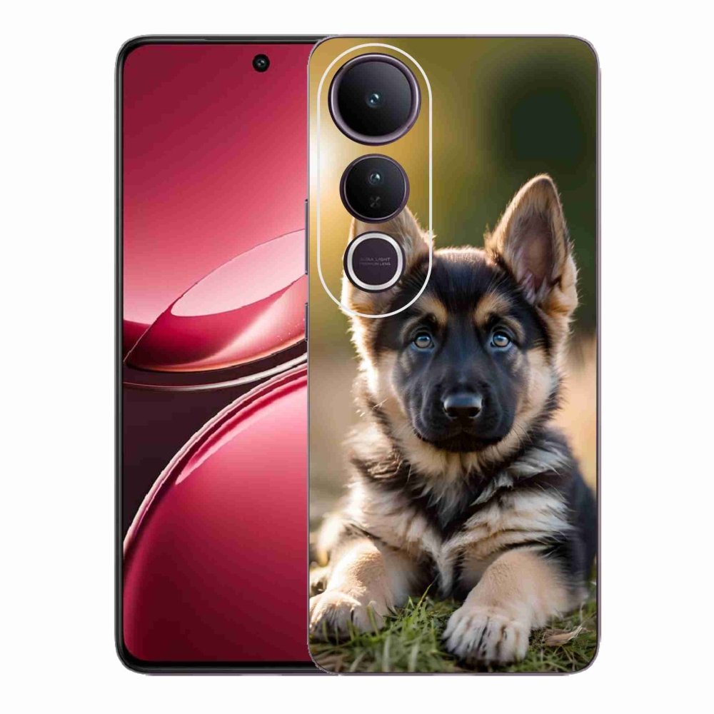 mmCase géltok a Vivo V50 Lite 4G/5G-hez – német juhászkutya a természetben