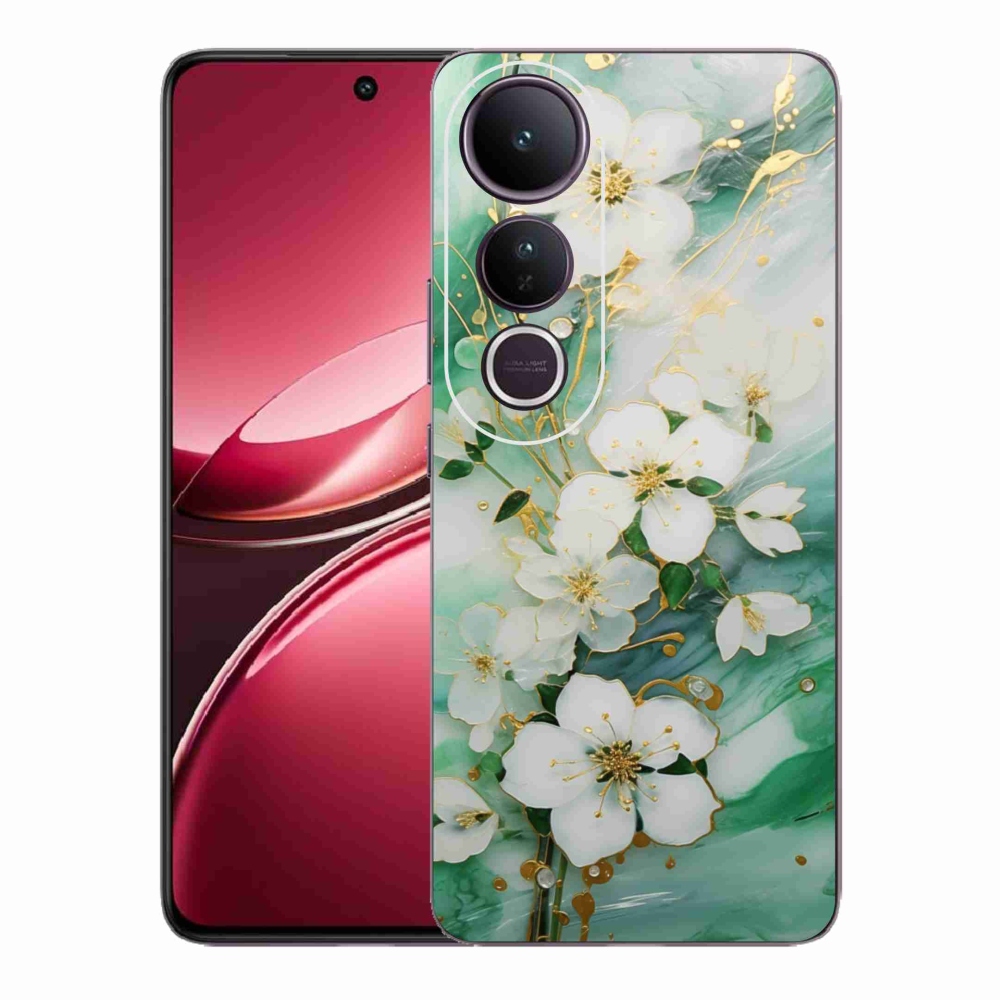 Gél borító mmCase a Vivo V50 Lite 4G/5G készülékhez - finom virágok