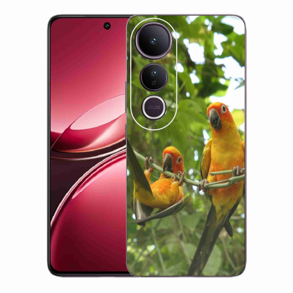 Gél borítás mmCase a Vivo V50 Lite 4G/5G készülékhez - papagájok aratingy