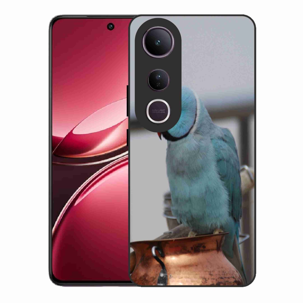 Gél borítás mmCase a Vivo V50 Lite 4G/5G készülékhez - papagáj alexander kék
