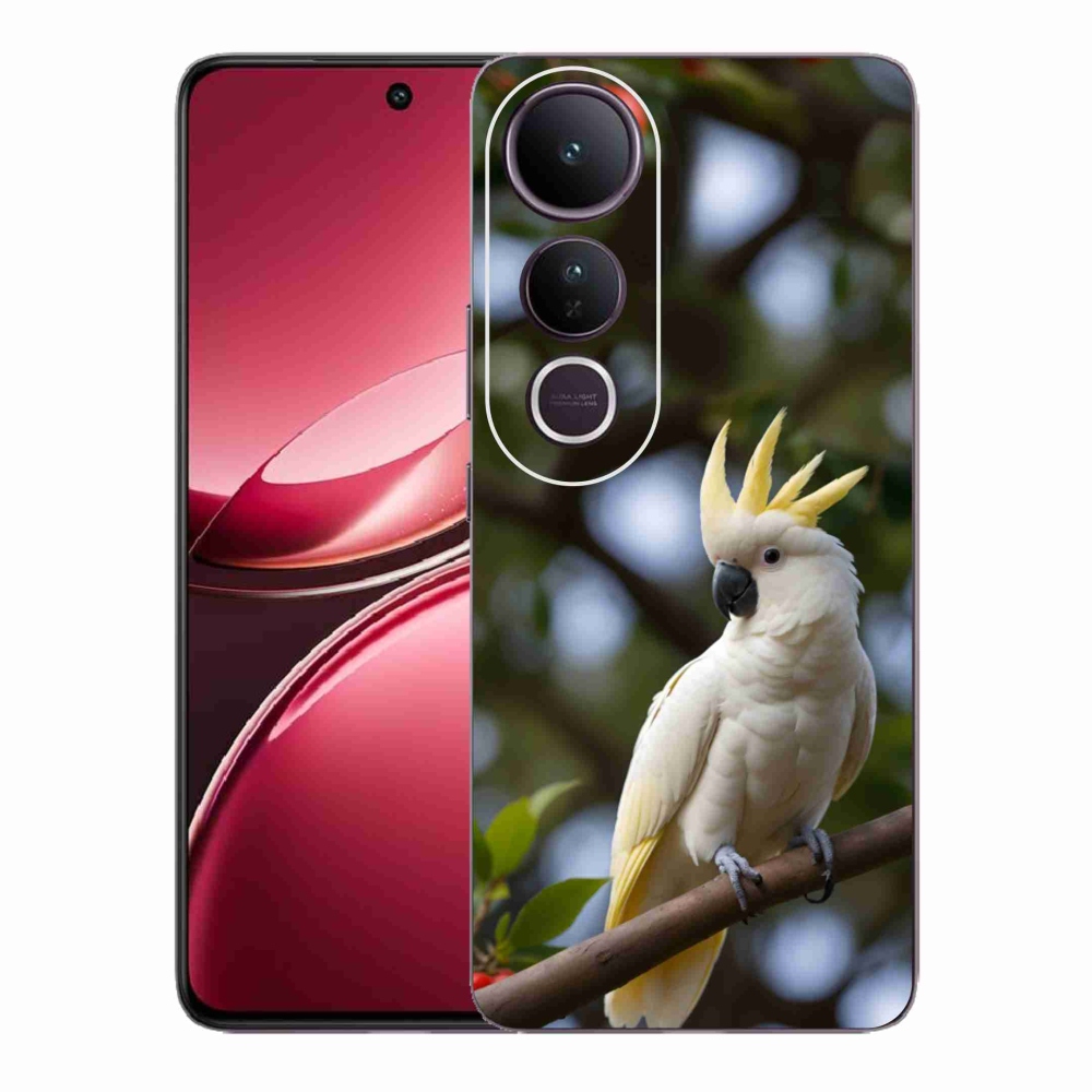 mmCase gélhuzat a Vivo V50 Lite 4G/5G-hez – kakadu papagáj 3