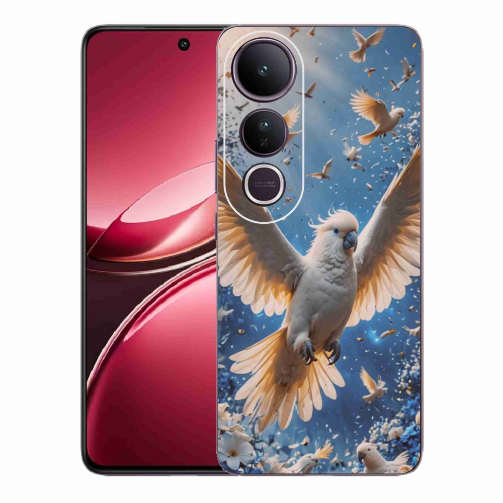 Gél borítás mmCase a Vivo V50 Lite 4G/5G készülékhez - papagáj kakadu