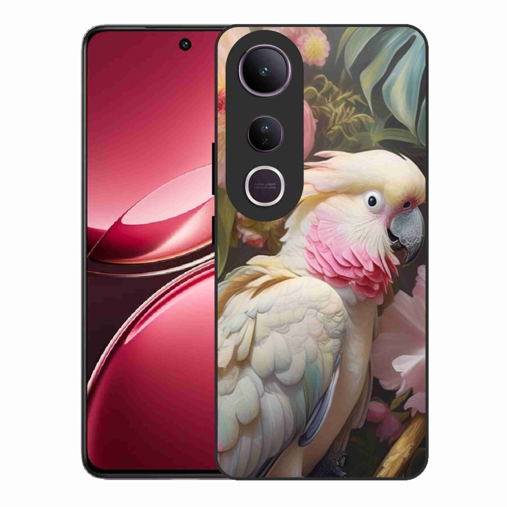 Gél borítás mmCase a Vivo V50 Lite 4G/5G készülékhez - papagáj kakadu rózsaszín 2