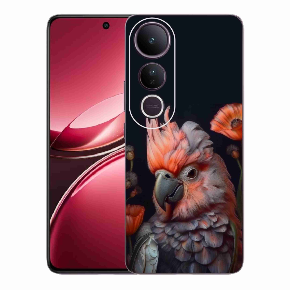 mmCase gél tok a Vivo V50 Lite 4G/5G-hez – színes kakadu papagáj