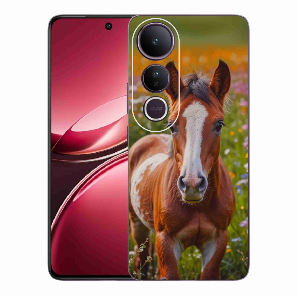 mmCase gél tok a Vivo V50 Lite 4G/5G-hez – aranyos csikó