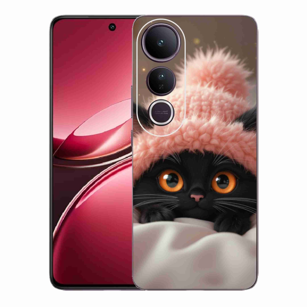 Gél borító mmCase a Vivo V50 Lite 4G/5G-hez - aranyos cica 7