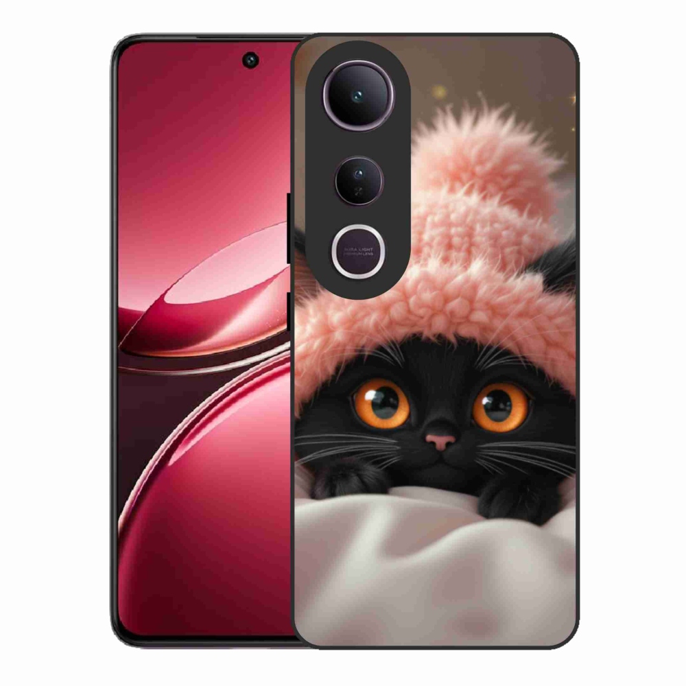 Gél borító mmCase a Vivo V50 Lite 4G/5G-hez - aranyos cica 7