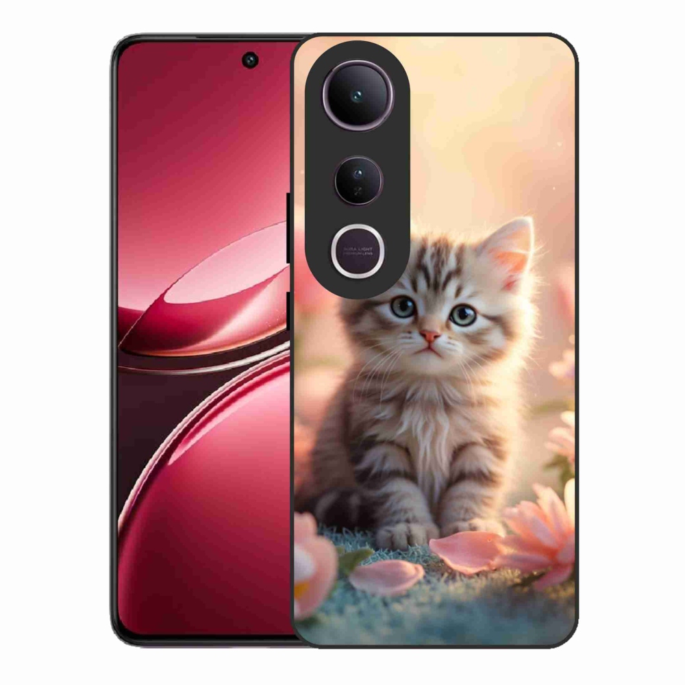 Gélburkolat mmCase a Vivo V50 Lite 4G/5G-hez - aranyos cica 8