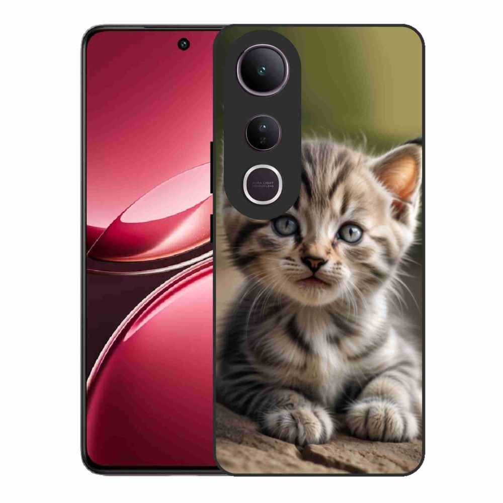 Gél borító mmCase a Vivo V50 Lite 4G/5G-hez - aranyos cica 9