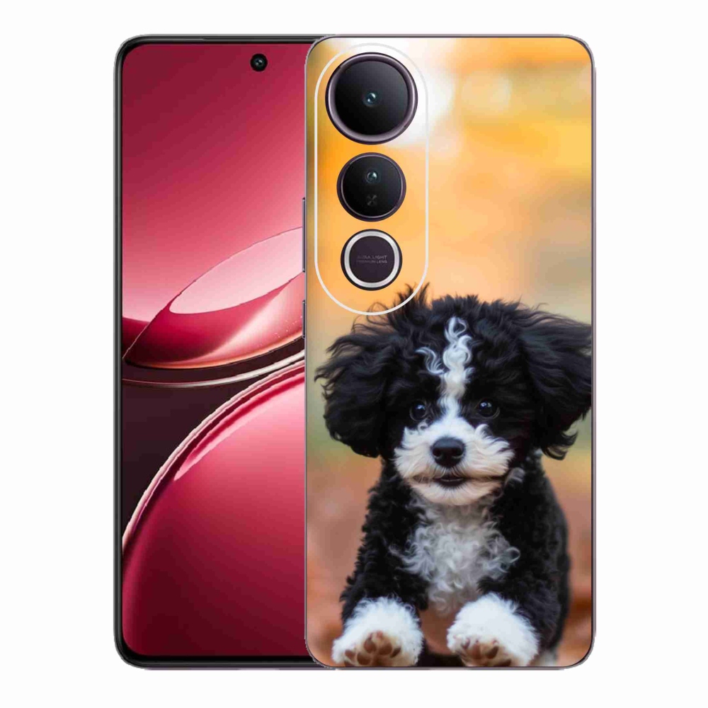 Gélburkolat mmCase a Vivo V50 Lite 4G/5G-n - aranyos kiskutya 2