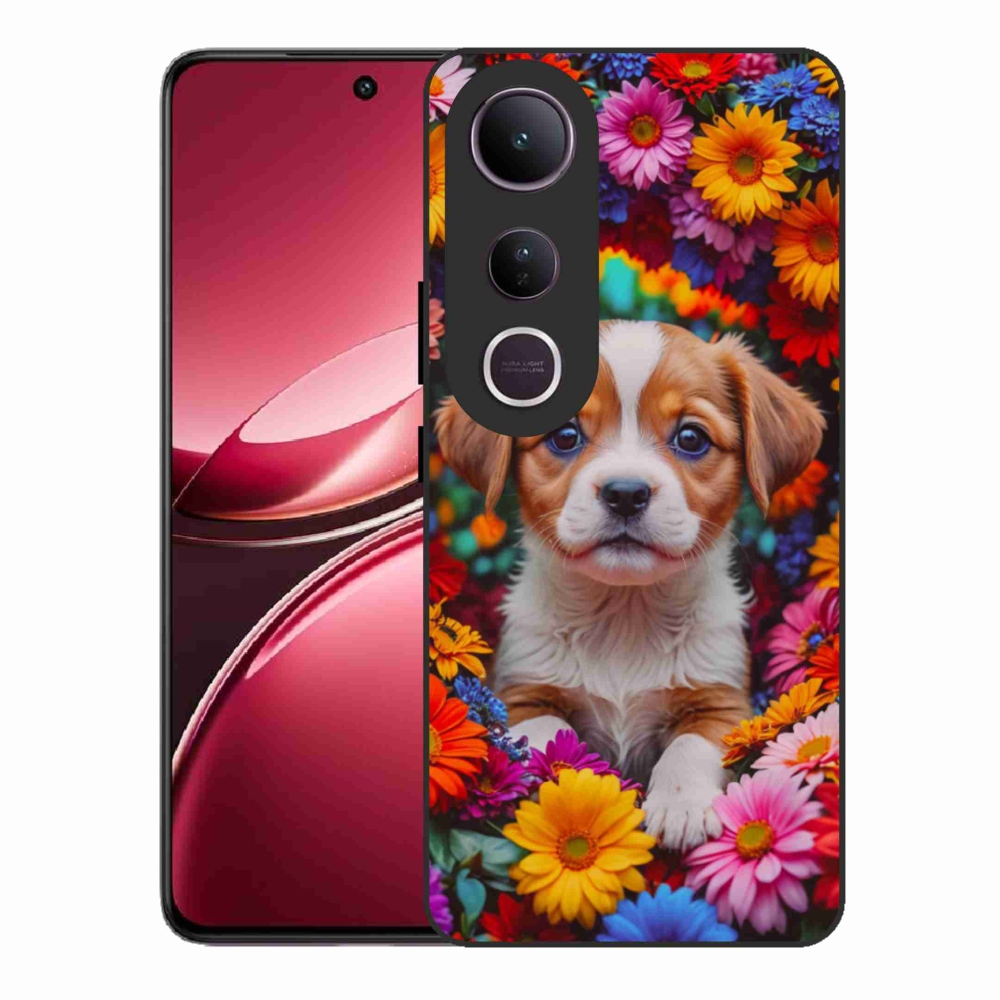 Gél borítás mmCase a Vivo V50 Lite 4G/5G-n - aranyos kiskutya