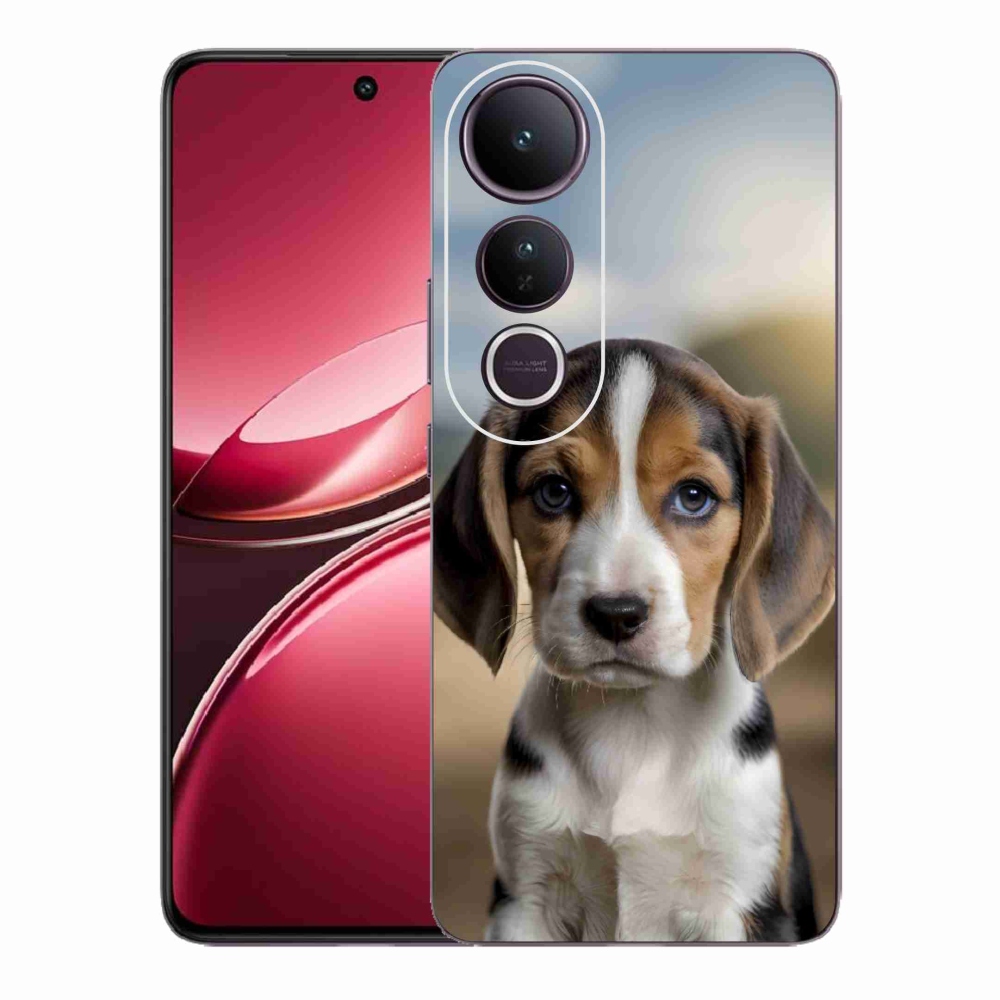 mmCase gél tok a Vivo V50 Lite 4G/5G-hez – aranyos beagle