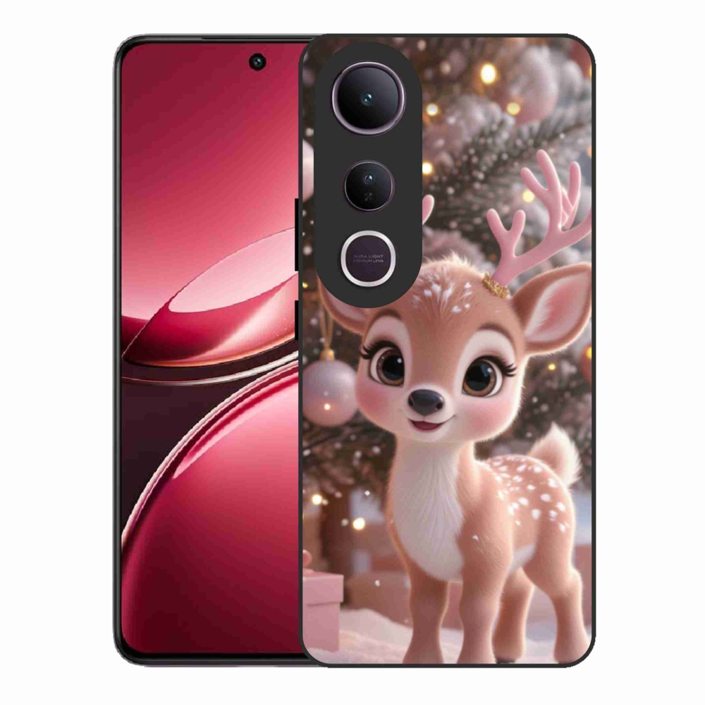 Gél borítás mmCase a Vivo V50 Lite 4G/5G készülékhez - aranyos rénszarvas