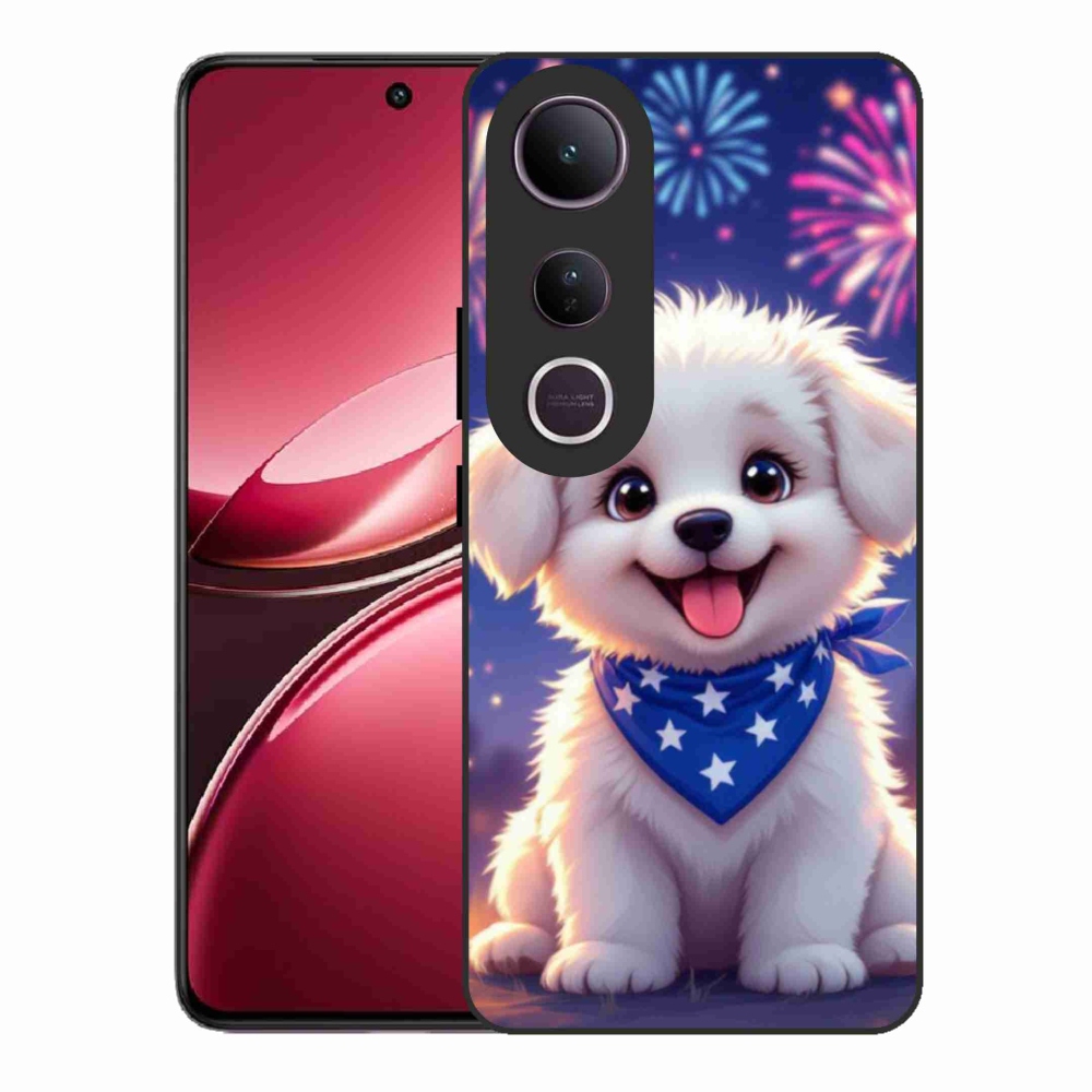 Gél borítás mmCase a Vivo V50 Lite 4G/5G-n - ünnepi kiskutya