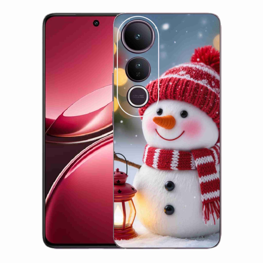 Gél borítás mmCase a Vivo V50 Lite 4G/5G készülékhez - hóember 2