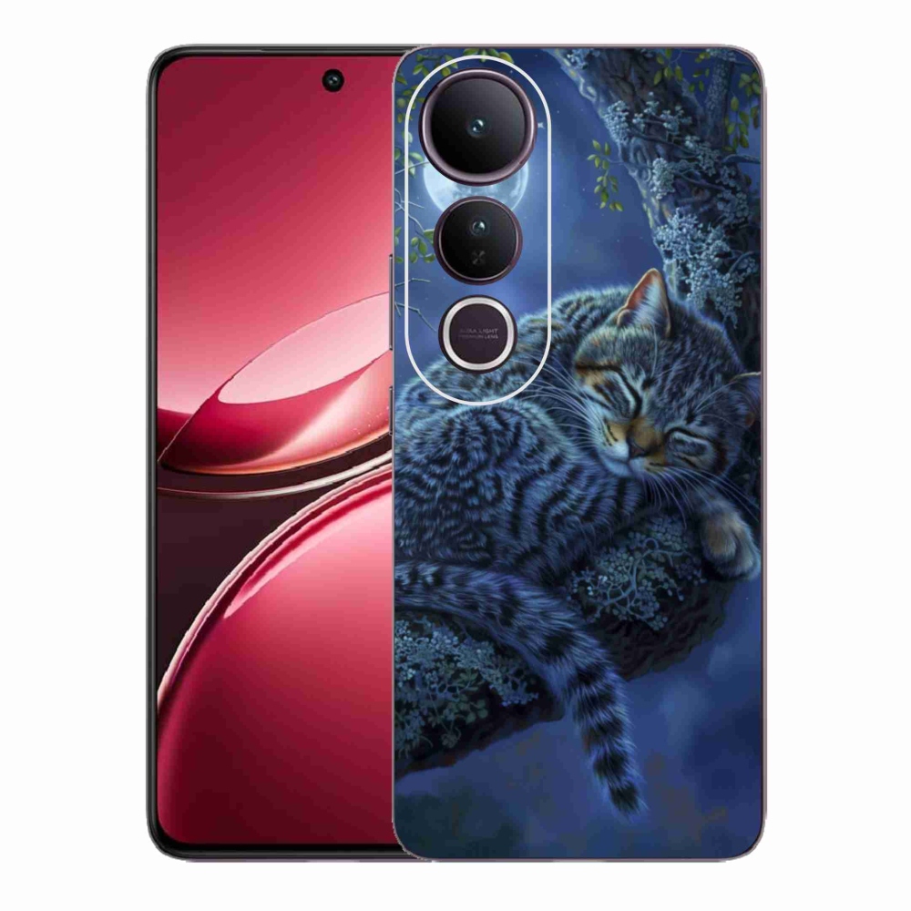 Gél borítás mmCase a Vivo V50 Lite 4G/5G-n - alvó macska