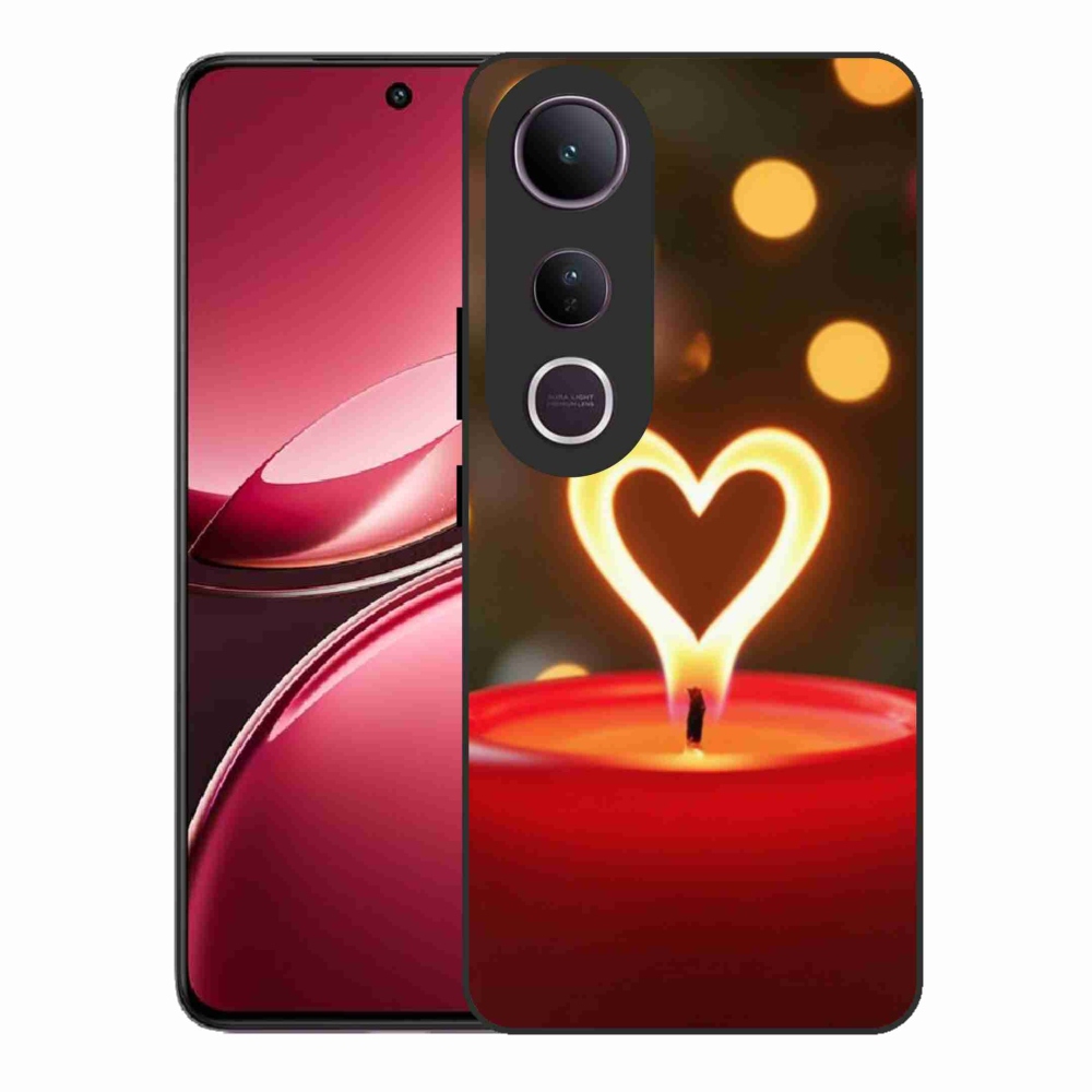 Gél borítás mmCase a Vivo V50 Lite 4G/5G készülékhez - láng szíve