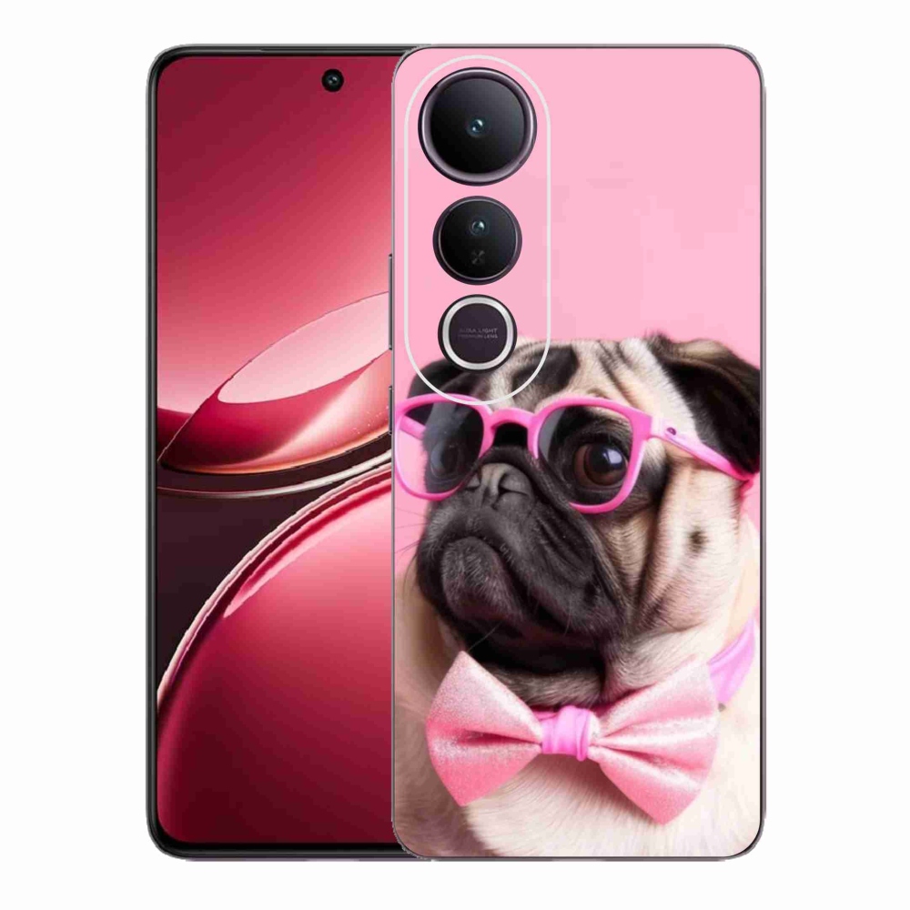 Gélburkolat mmCase a Vivo V50 Lite 4G/5G-n - stílusos mopsz
