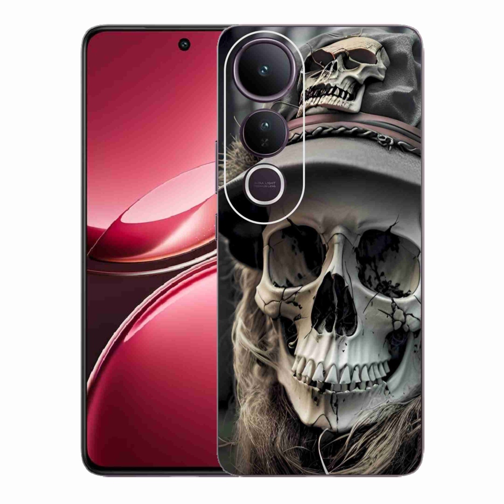 Gél borítás mmCase a Vivo V50 Lite 4G/5G készülékhez - sötét koponya