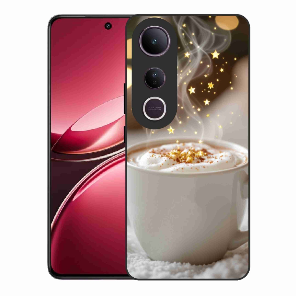 Gélburkolat mmCase a Vivo V50 Lite 4G/5G-n - Karácsonyi forró ital