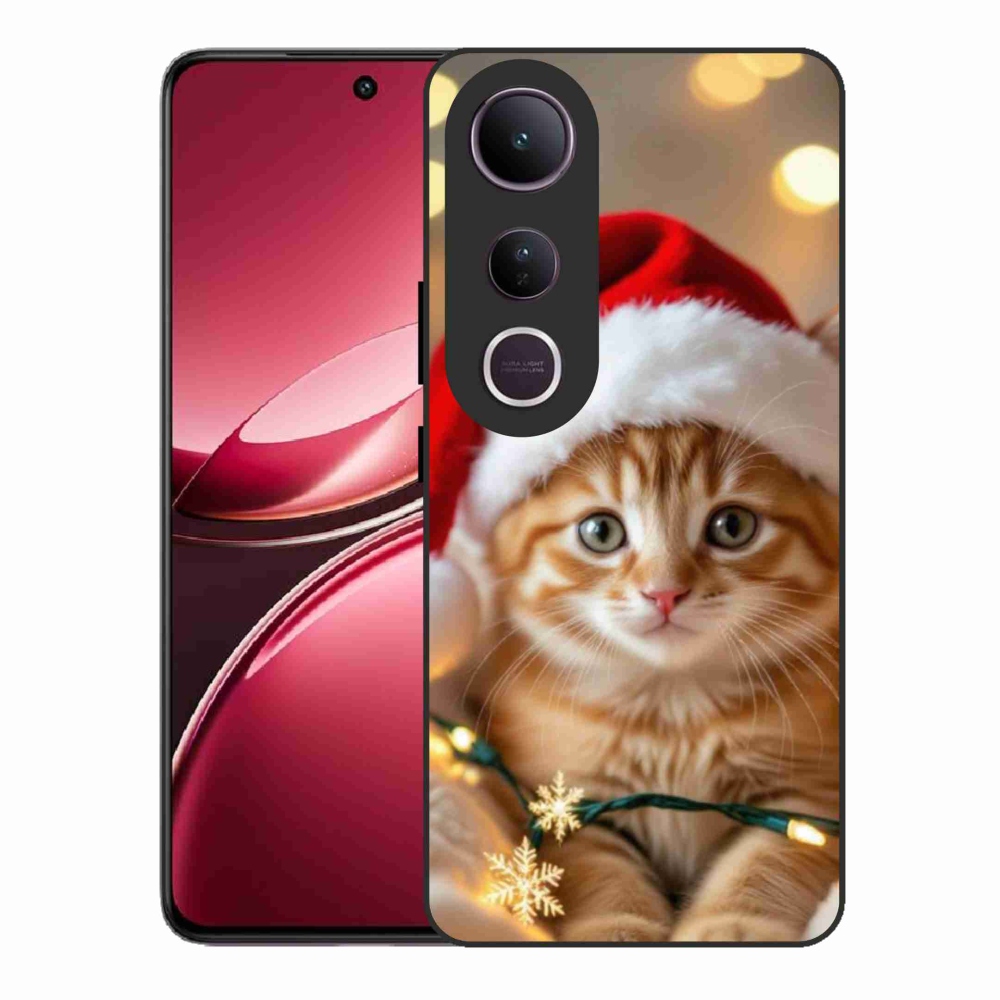 Gél borító mmCase a Vivo V50 Lite 4G/5G készülékhez - Karácsonyi cica