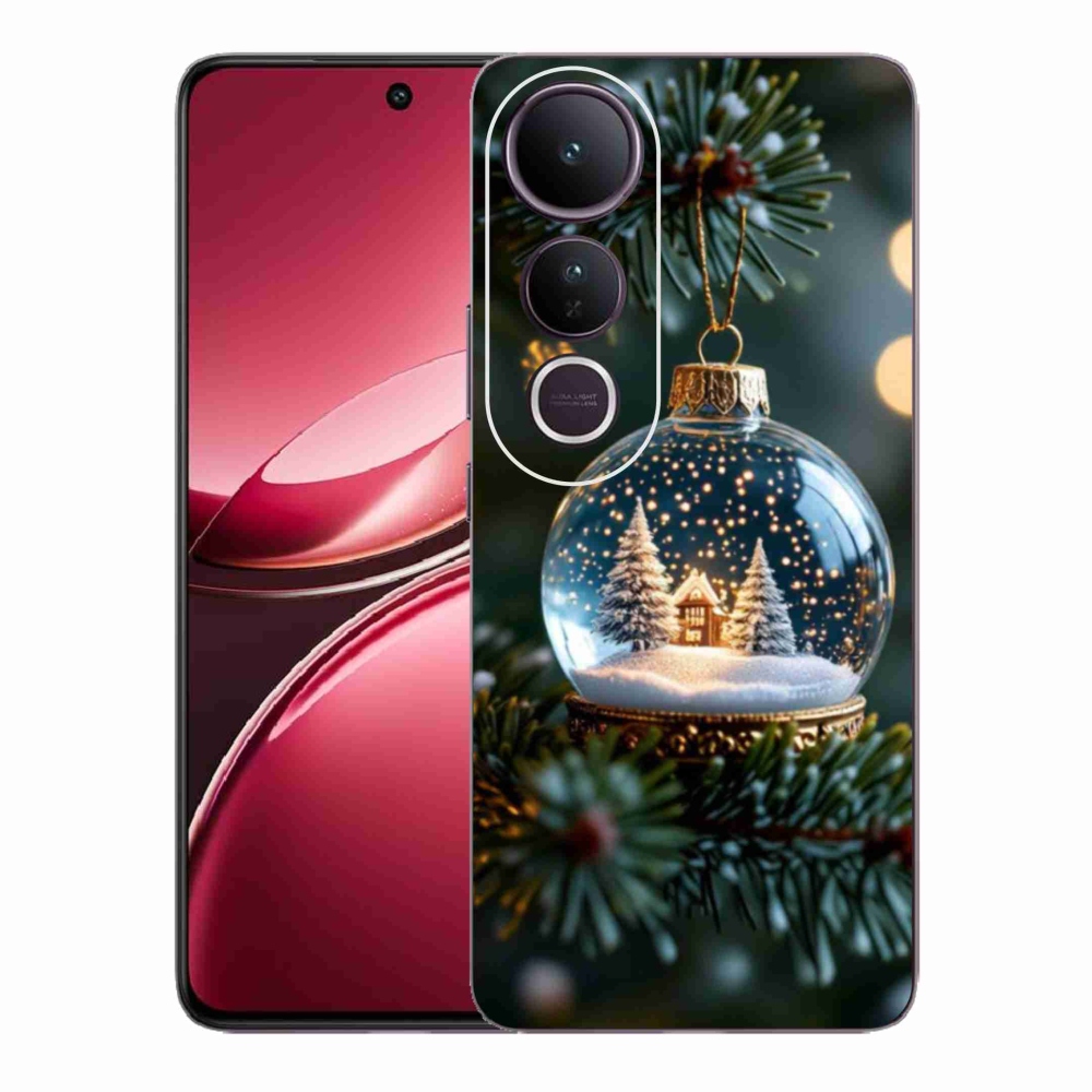Gél borító mmCase a Vivo V50 Lite 4G/5G-hez - Karácsonyi gömbök 2