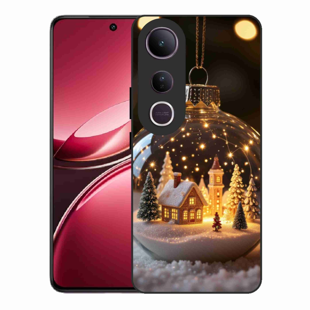 Gél borító mmCase a Vivo V50 Lite 4G/5G-hez - Karácsonyi gömbök 3