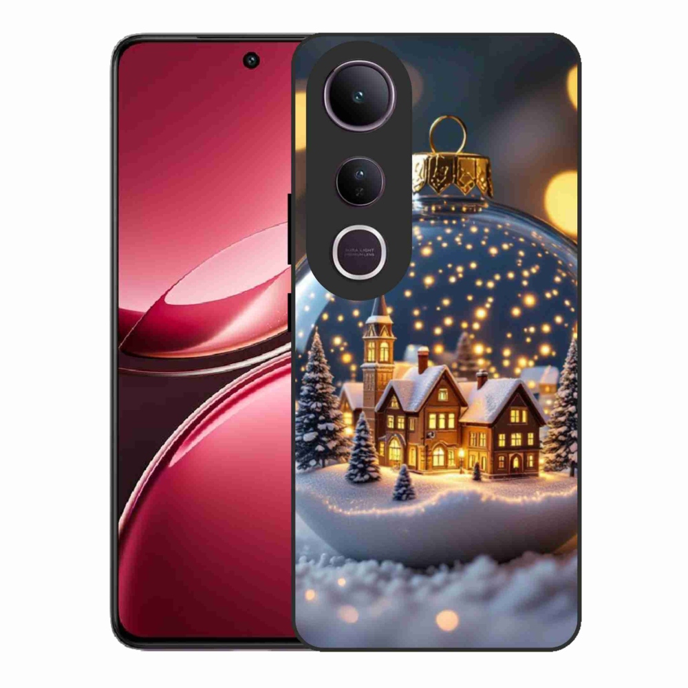 Gél borító mmCase a Vivo V50 Lite 4G/5G-hez - Karácsonyi golyók 4