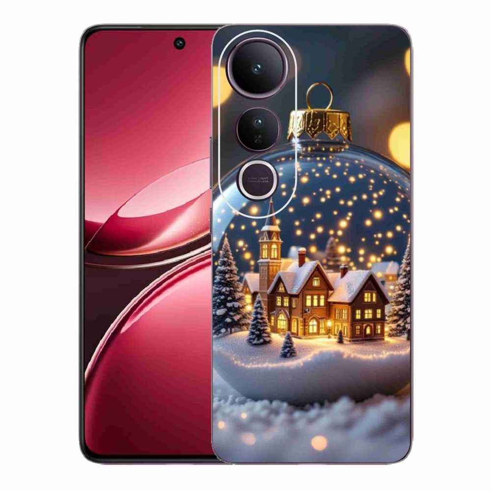 Gél borító mmCase a Vivo V50 Lite 4G/5G-hez - Karácsonyi golyók 4