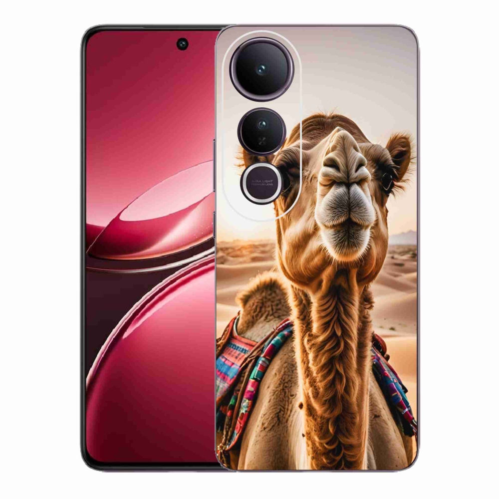 Gél védőburkolat mmCase a Vivo V50 Lite 4G/5G készülékhez - teve színű