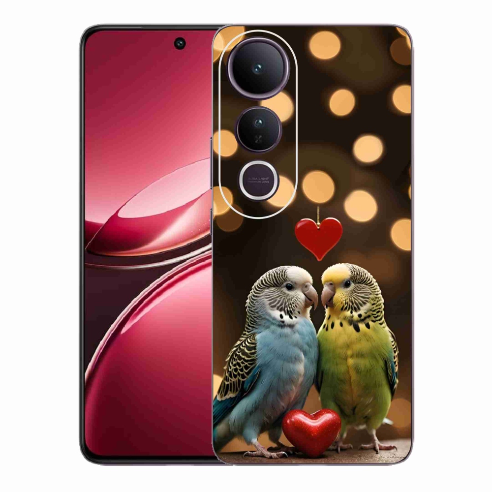 mmCase géltok a Vivo V50 Lite 4G/5G-hez – szerelmes papagájok