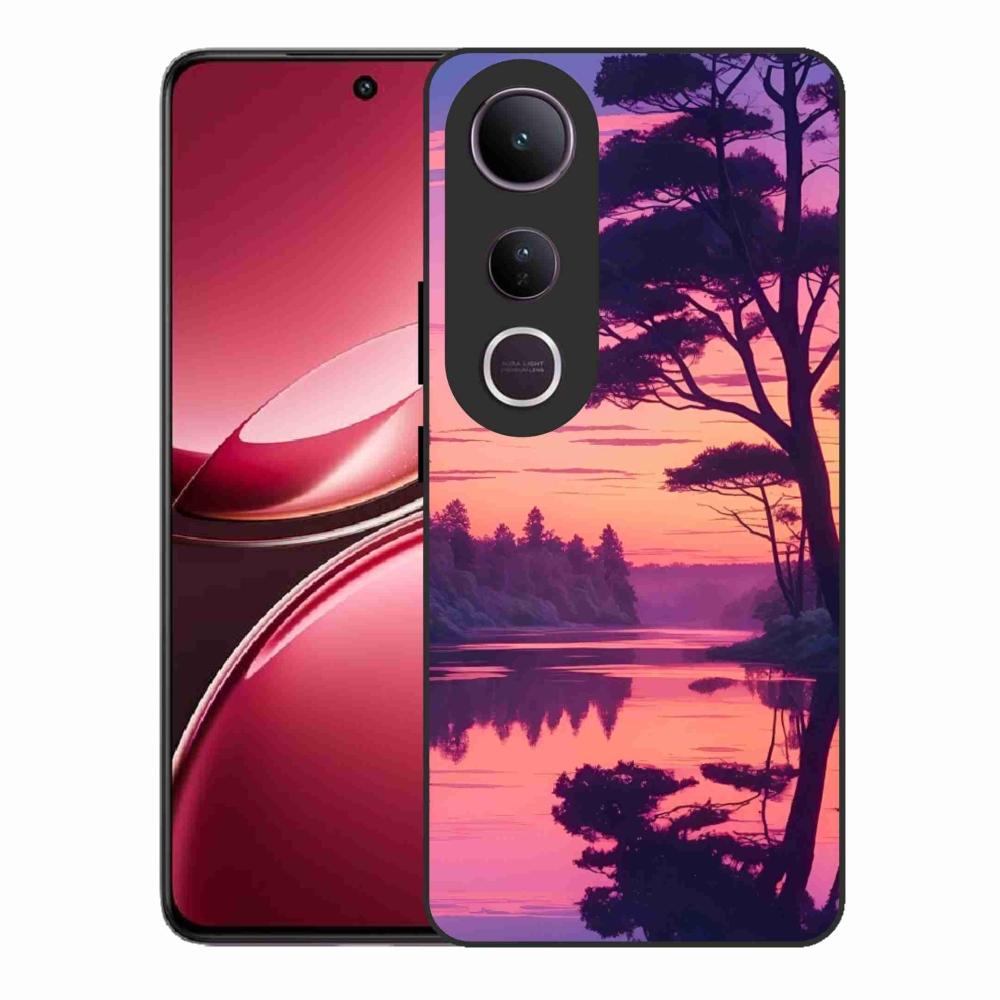 Gél borítás mmCase a Vivo V50 Lite 4G/5G-hez - naplemente a tó felett