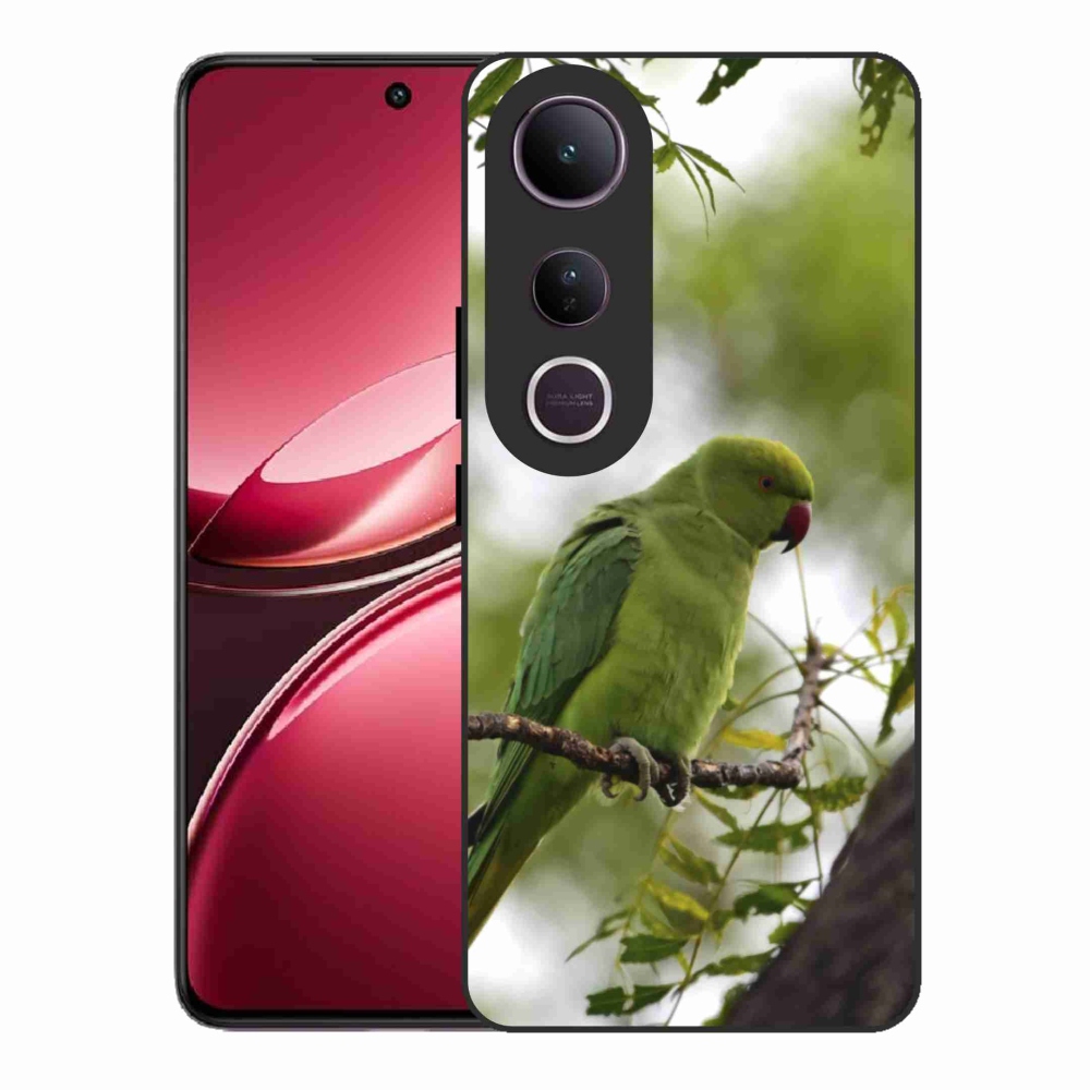 Zselés borítás mmCase a Vivo V50 Lite 4G/5G készülékhez - zöld papagáj