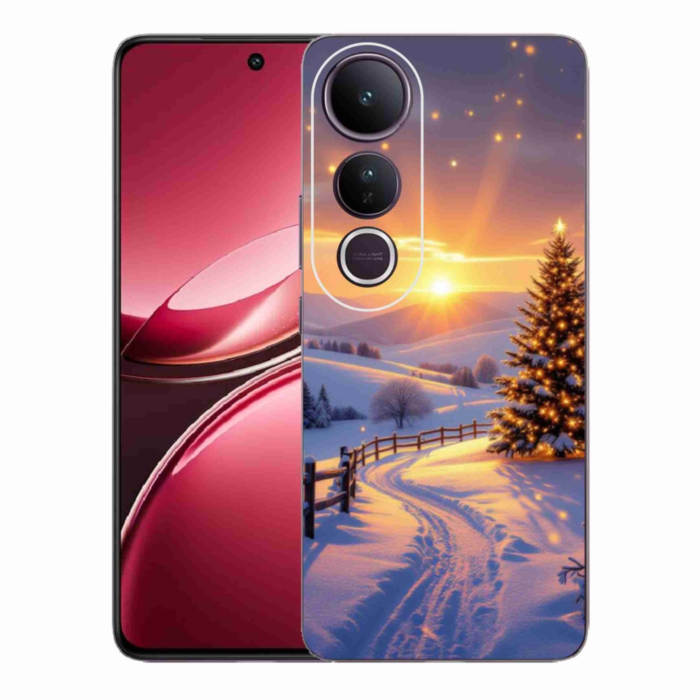 Gél borítás mmCase a Vivo V50 Lite 4G/5G készülékhez - téli tájkép