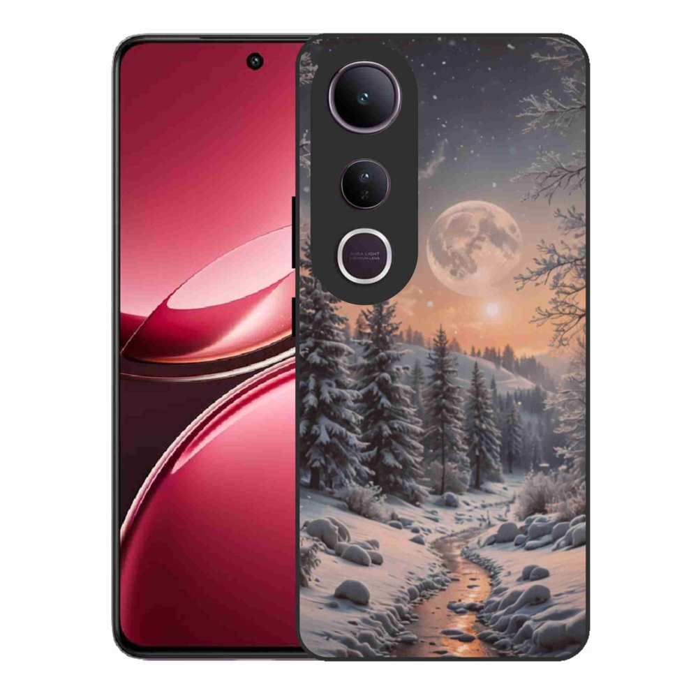 Gél borítás mmCase a Vivo V50 Lite 4G/5G-hez - téli táj 2