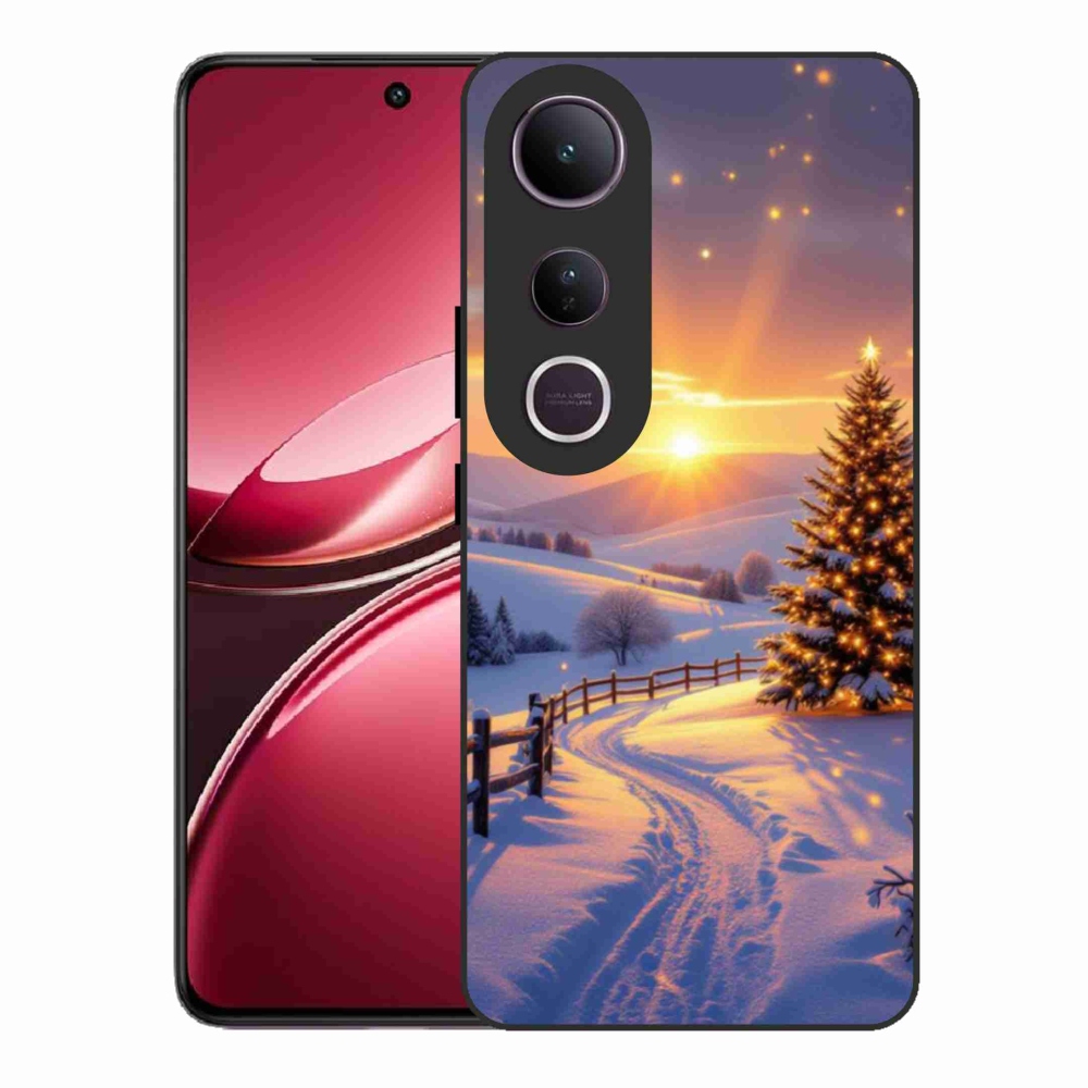 Gél borítás mmCase a Vivo V50 Lite 4G/5G készülékhez - téli tájkép