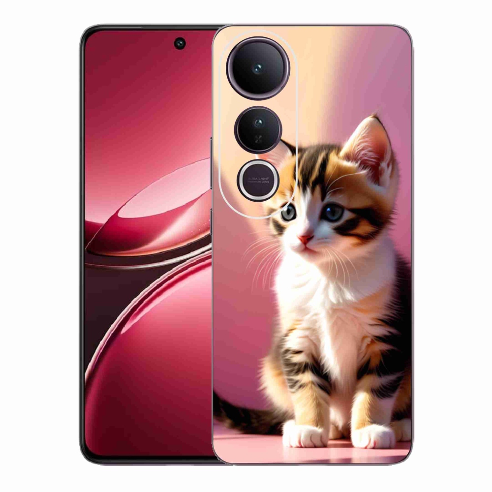 Gél borító mmCase a Vivo V50 Lite 4G/5G készülékhez - kíváncsi cica 2