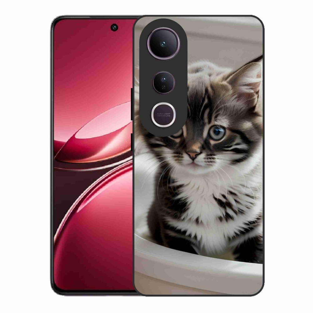Gél borítás mmCase a Vivo V50 Lite 4G/5G készülékhez - kíváncsi cica