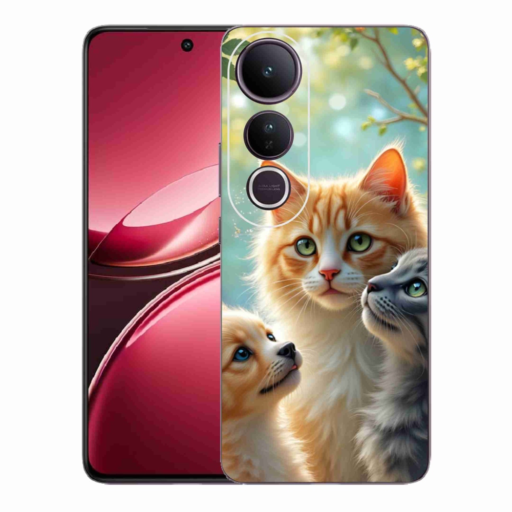 Gél borítás mmCase a Vivo V50 Lite 4G/5G - állati barátság 2