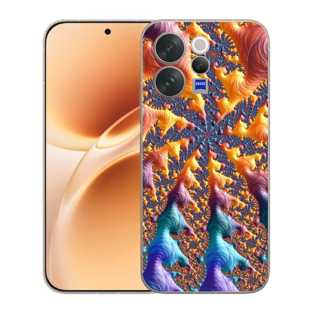 mmCase gélhuzat a Vivo V70-hez – absztrakt motívum 23