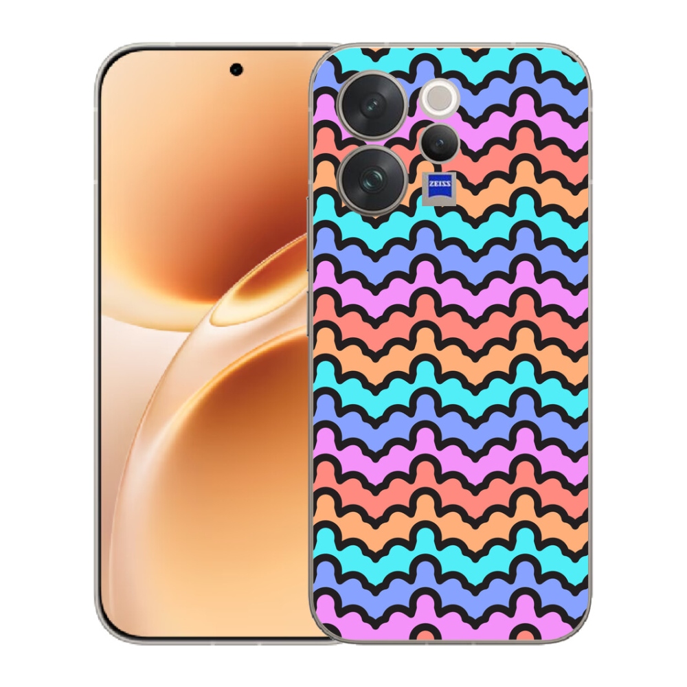 mmCase gélhuzat a Vivo V70-hez – absztrakt motívum 30