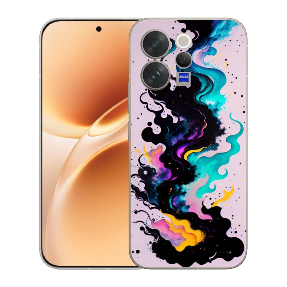 mmCase gélhuzat a Vivo V70-hez – absztrakt motívum 4