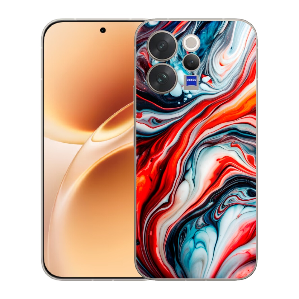 mmCase gélhuzat a Vivo V70-hez – absztrakt motívum 63