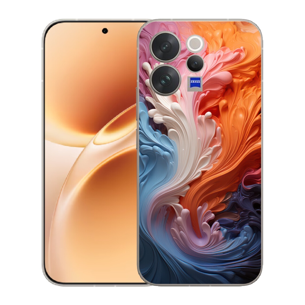 mmCase gélhuzat a Vivo V70-hez – absztrakt motívum 8