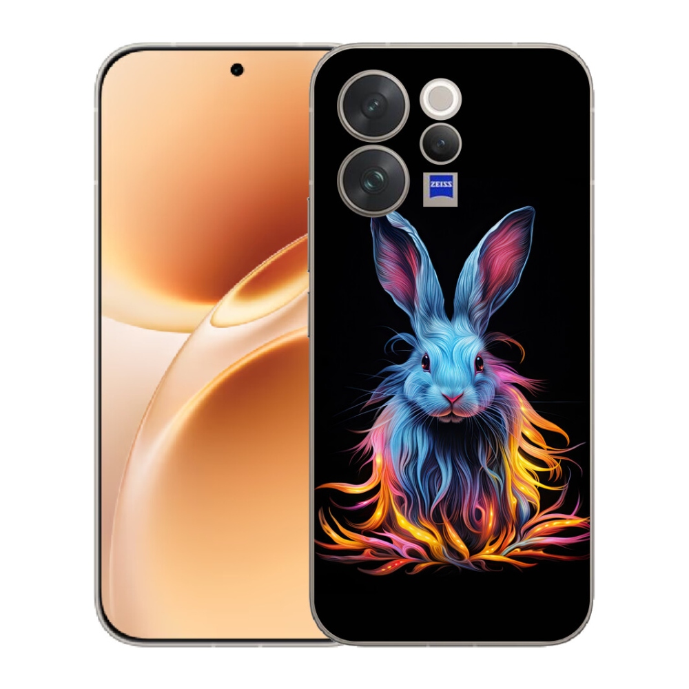 mmCase gélhuzat a Vivo V70-hez – absztrakt nyúl