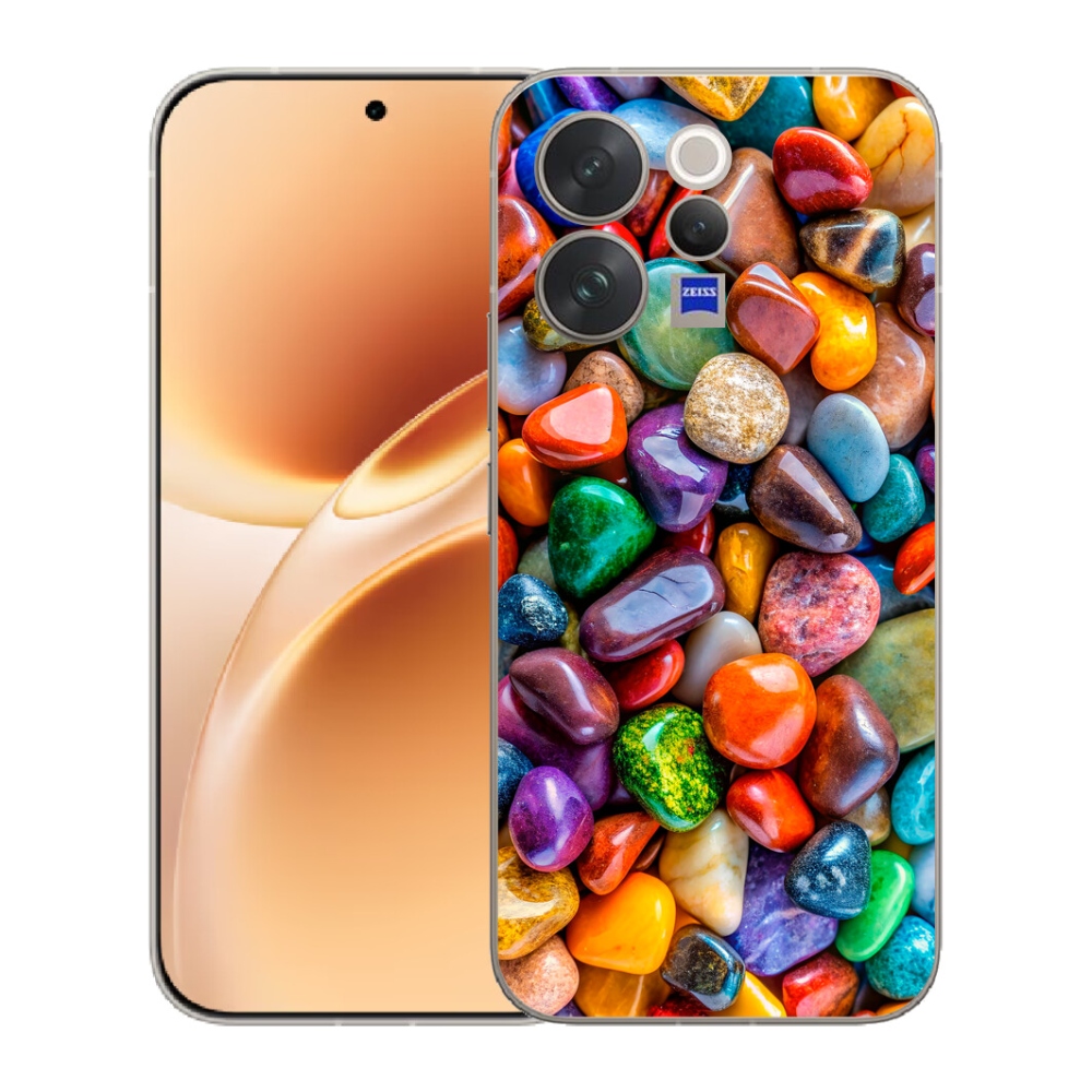 mmCase gél tok a Vivo V70-hez – színes strasszokkal